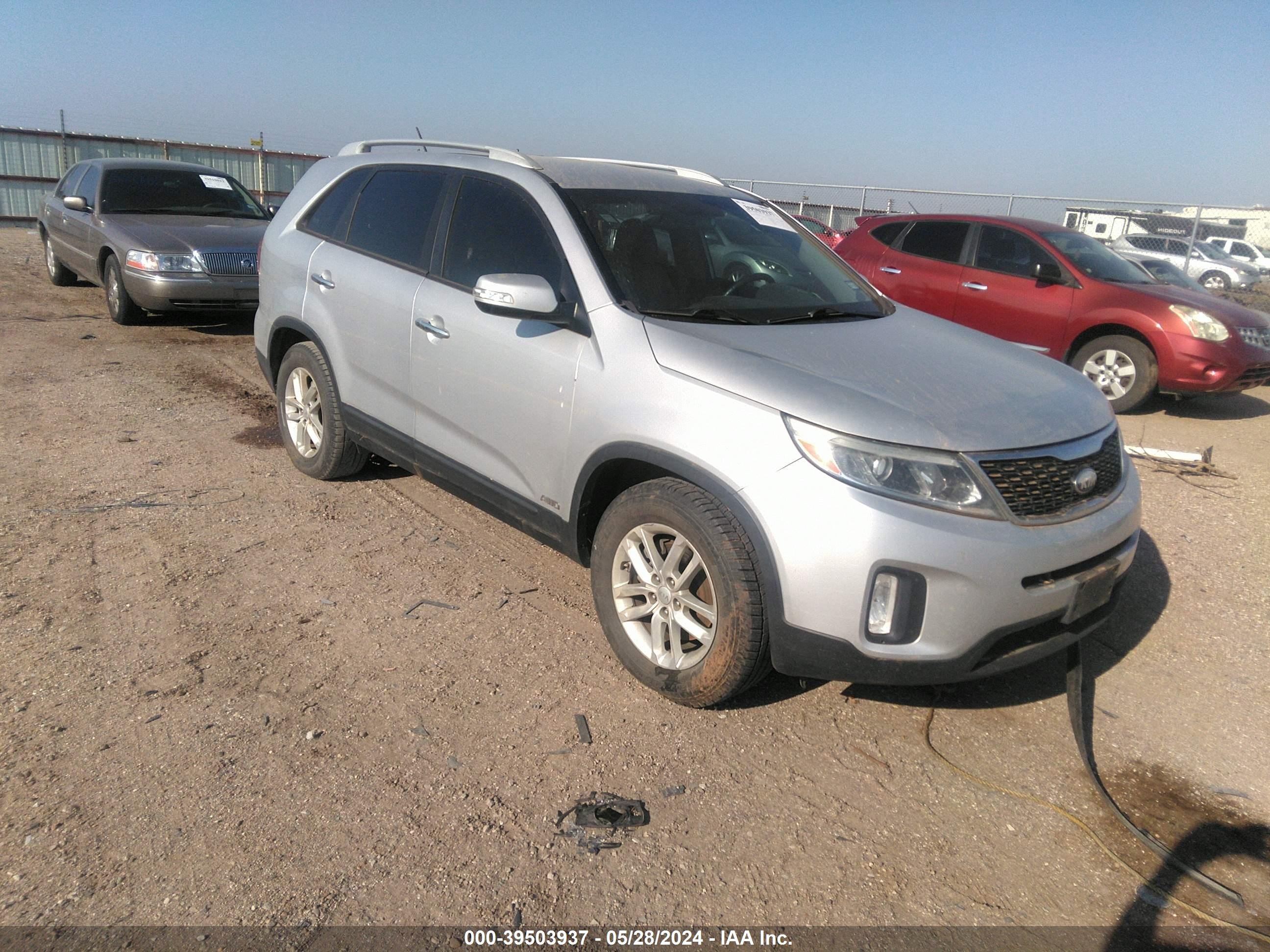 KIA SORENTO 2014 5xyktca66eg448992