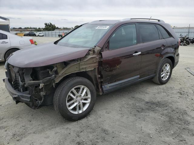 KIA SORENTO LX 2015 5xyktca66fg566557