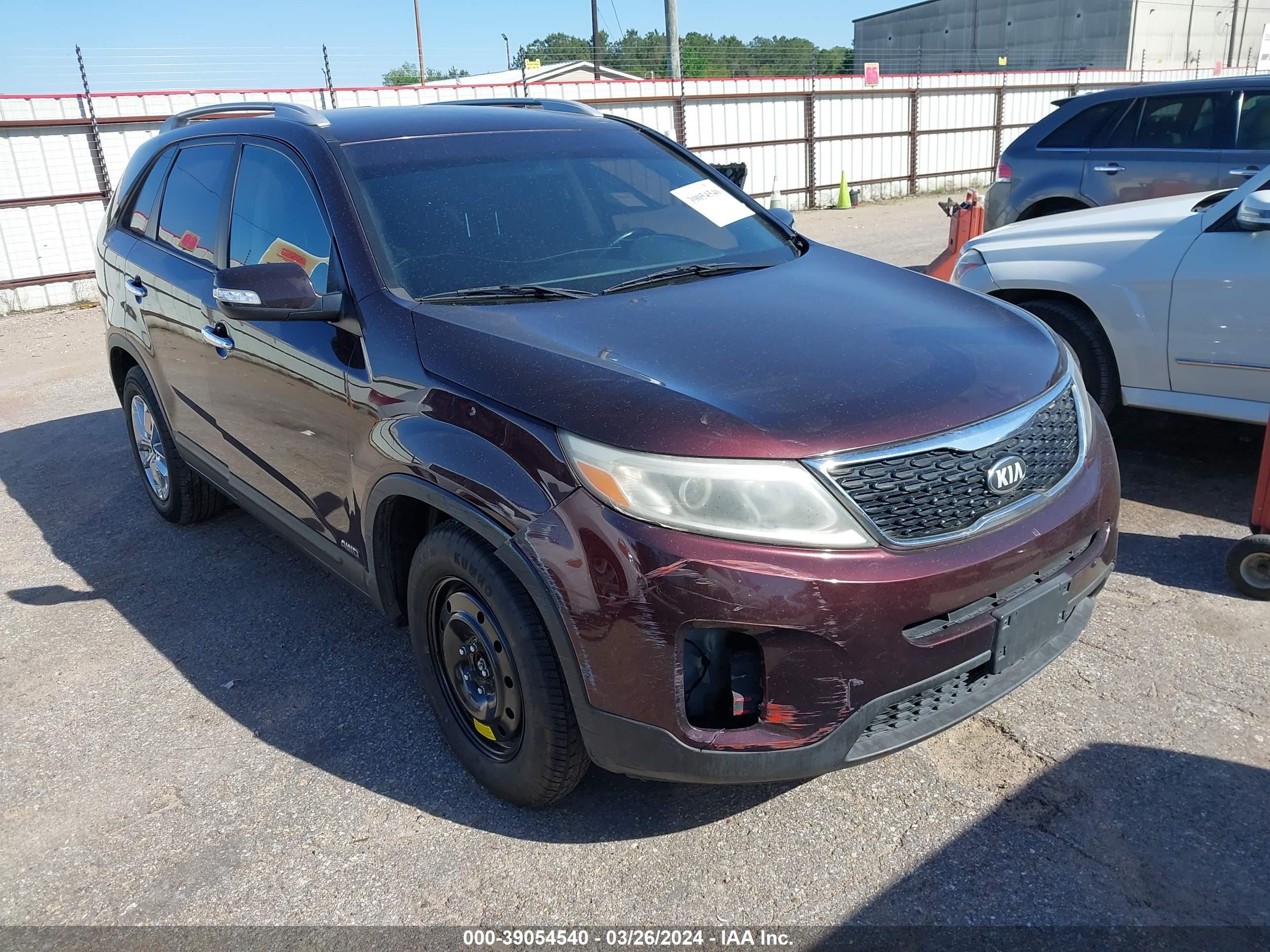 KIA SORENTO 2014 5xyktca67eg446734