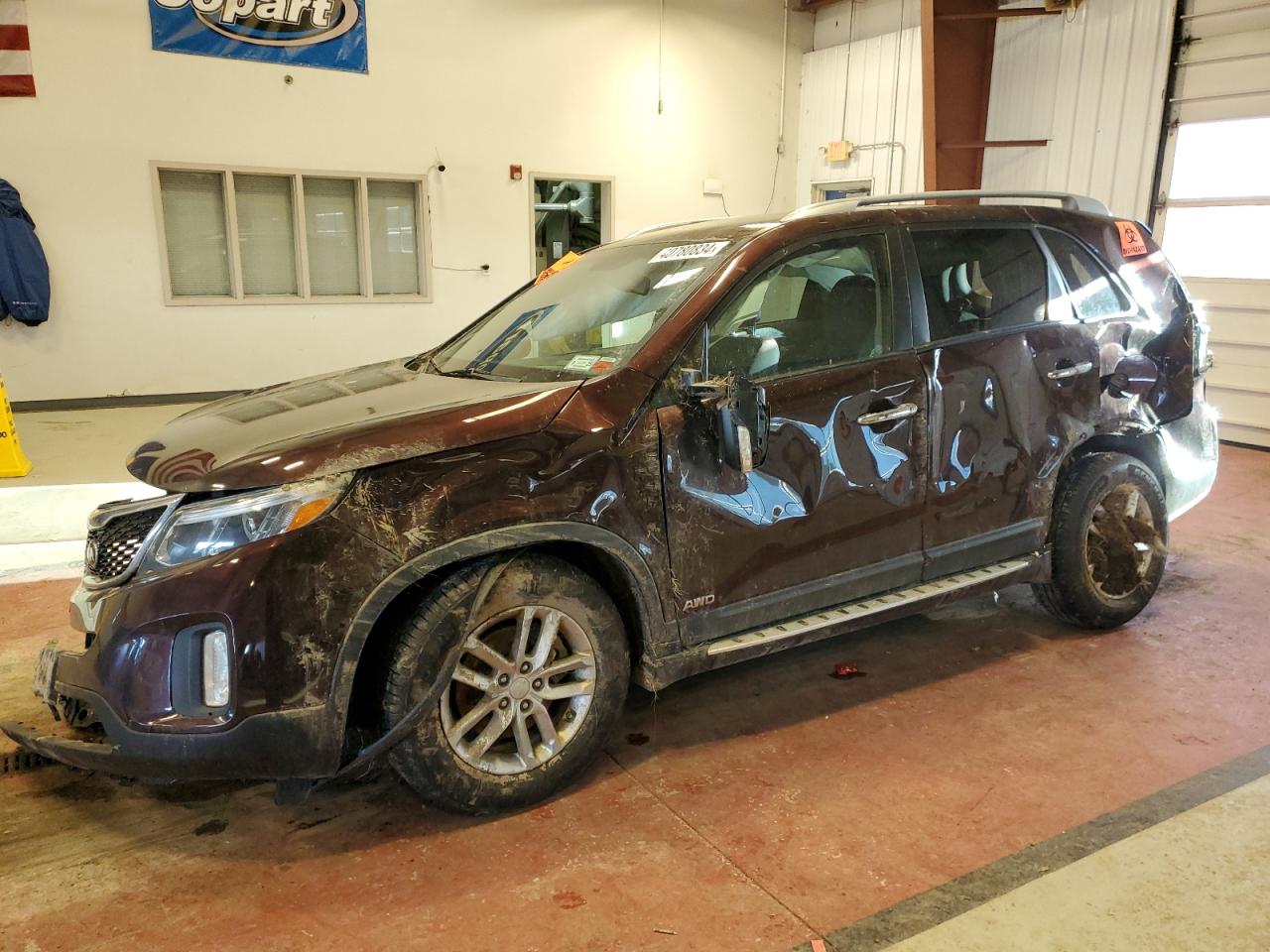 KIA SORENTO 2014 5xyktca67eg447737