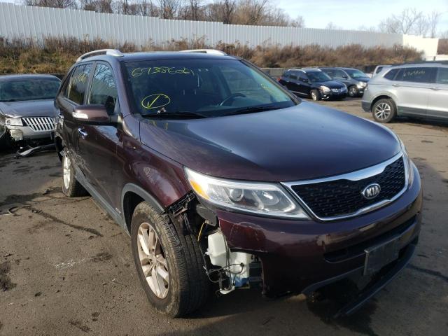 KIA SORENTO LX 2014 5xyktca67eg496985