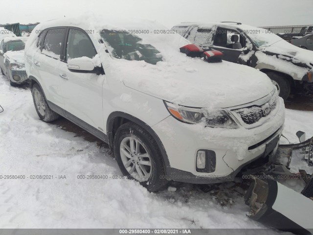 KIA SORENTO 2014 5xyktca67eg527006