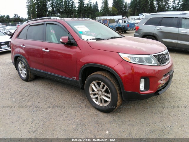 KIA SORENTO 2014 5xyktca67eg550172