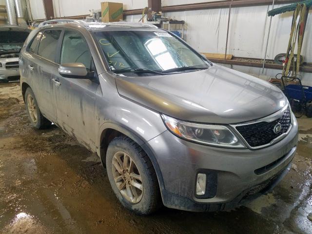 KIA SORENTO LX 2015 5xyktca67fg599602