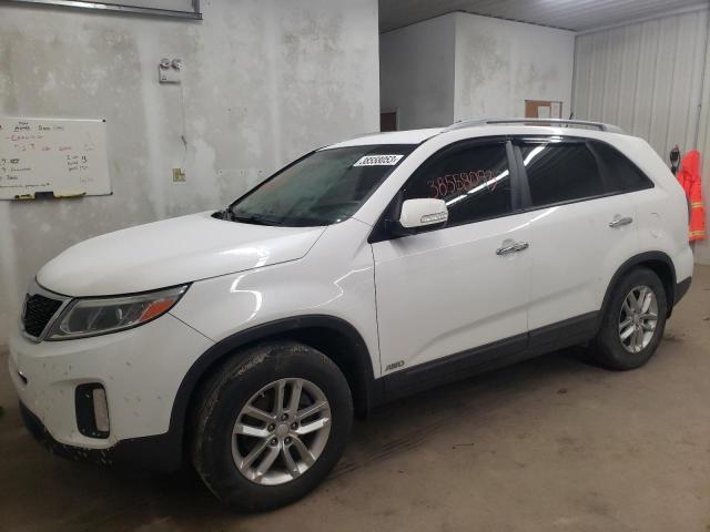 KIA SORENTO LX 2015 5xyktca67fg616866