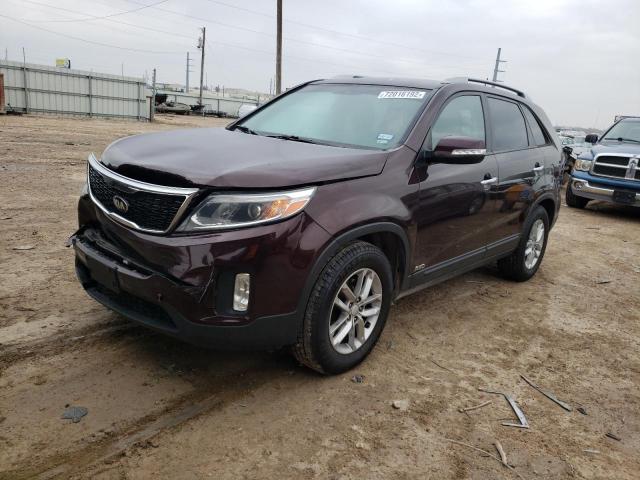 KIA SORENTO LX 2015 5xyktca67fg651570