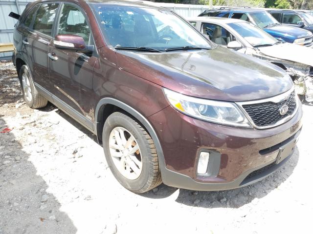 KIA SORENTO LX 2014 5xyktca68eg447777