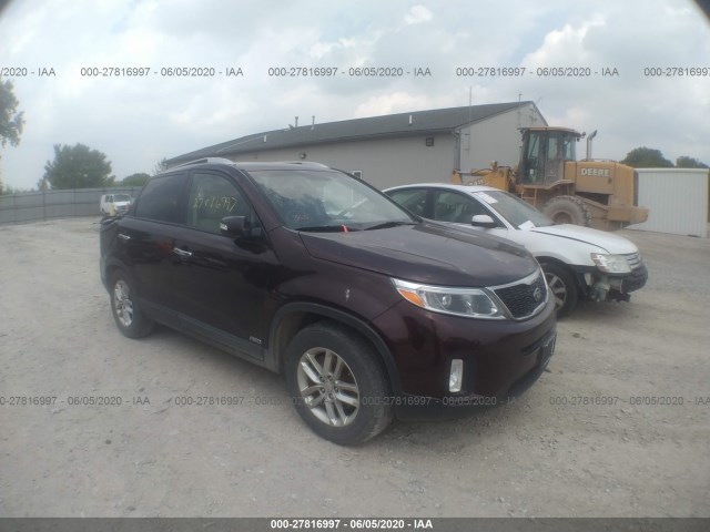 KIA SORENTO 2014 5xyktca68eg479080