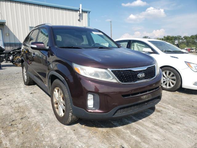 KIA SORENTO LX 2014 5xyktca68eg541528