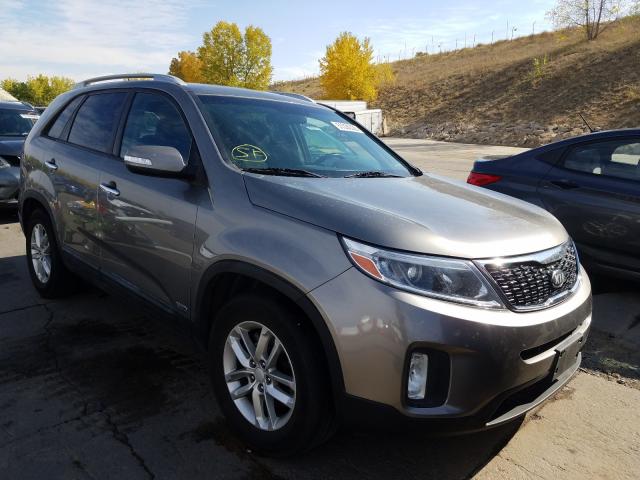 KIA SORENTO LX 2014 5xyktca69eg476334