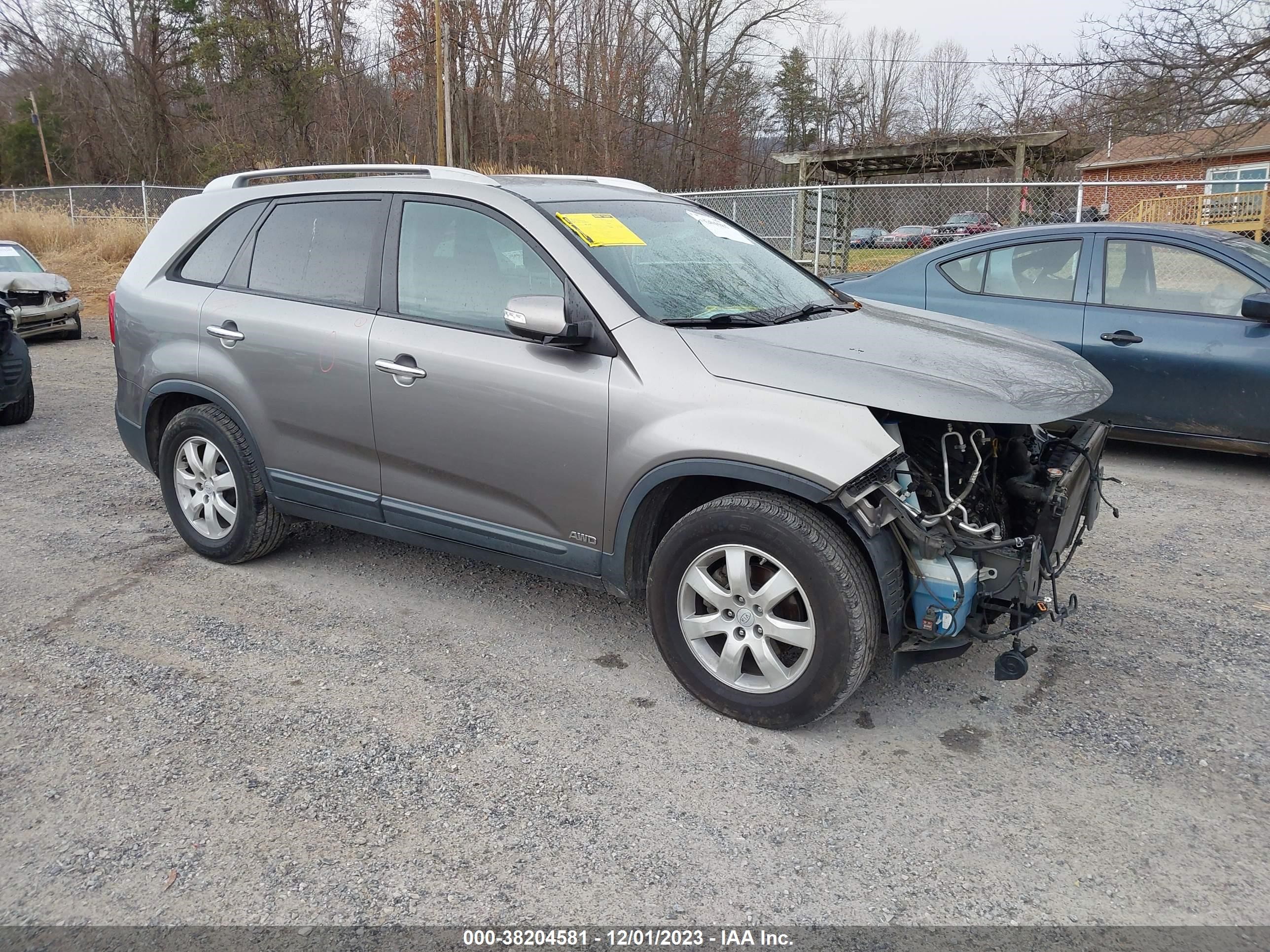 KIA SORENTO 2012 5xyktda24cg187586