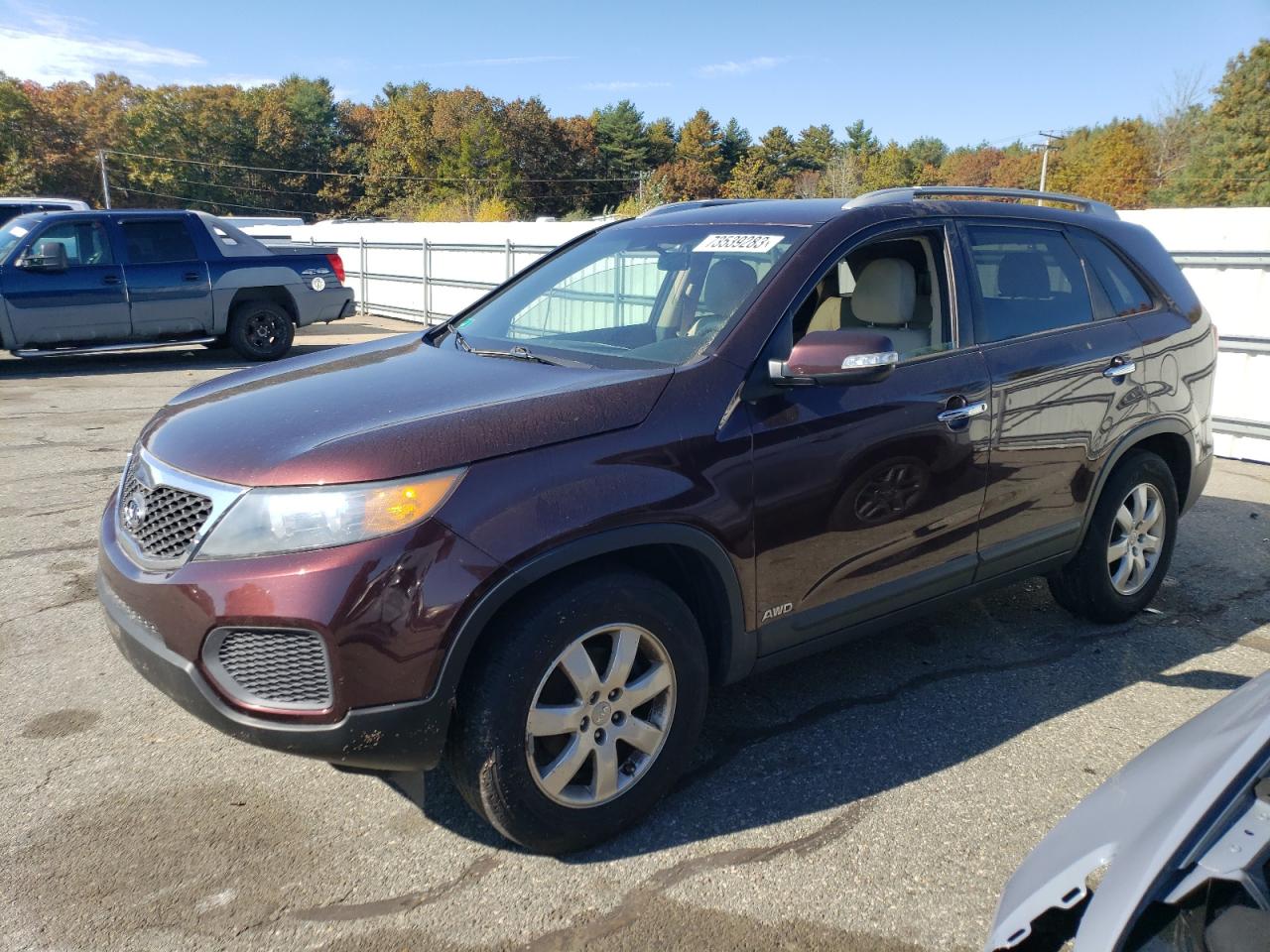 KIA SORENTO 2013 5xyktda27dg319001