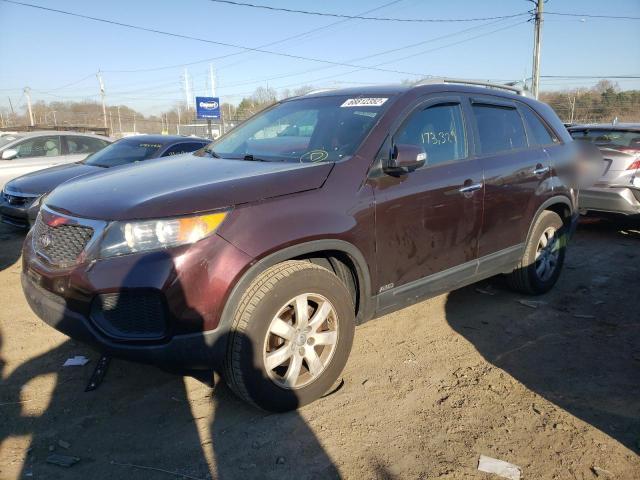 KIA SORENTO LX 2013 5xyktda29dg372606