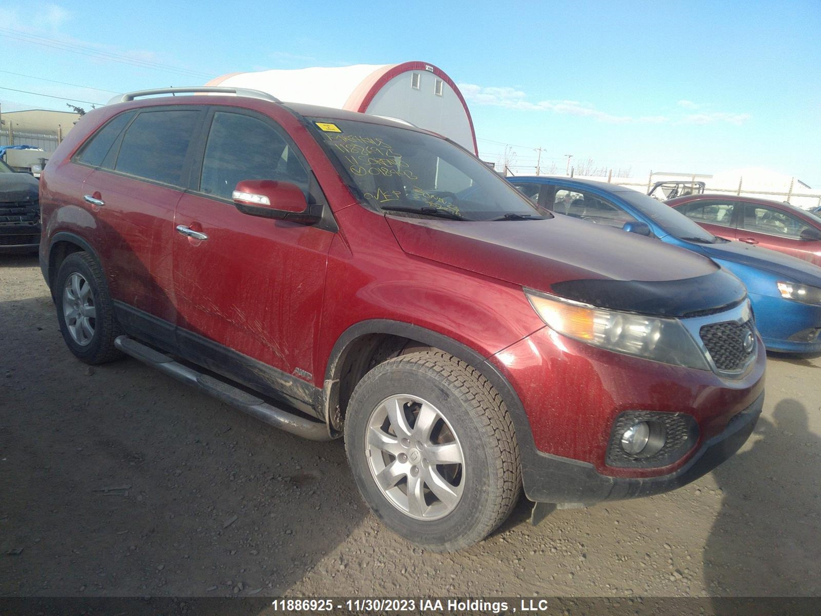 KIA SORENTO 2011 5xyktda2xbg018493