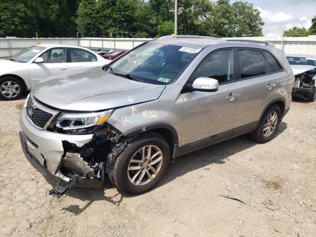 KIA SORENTO LX 2014 5xyktda61eg437503