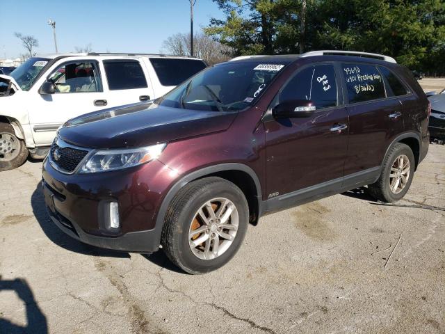 KIA SORENTO LX 2015 5xyktda62fg560504