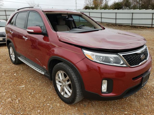 KIA SORENTO LX 2014 5xyktda64eg477557