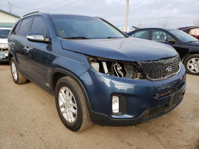 KIA SORENTO LX 2014 5xyktda64eg517006