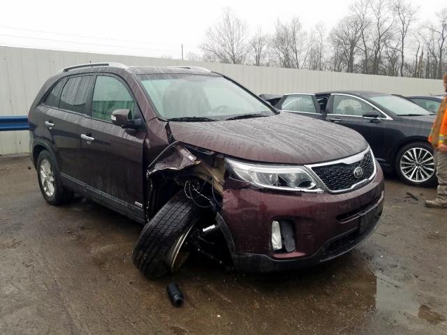 KIA SORENTO LX 2014 5xyktda6xeg493469