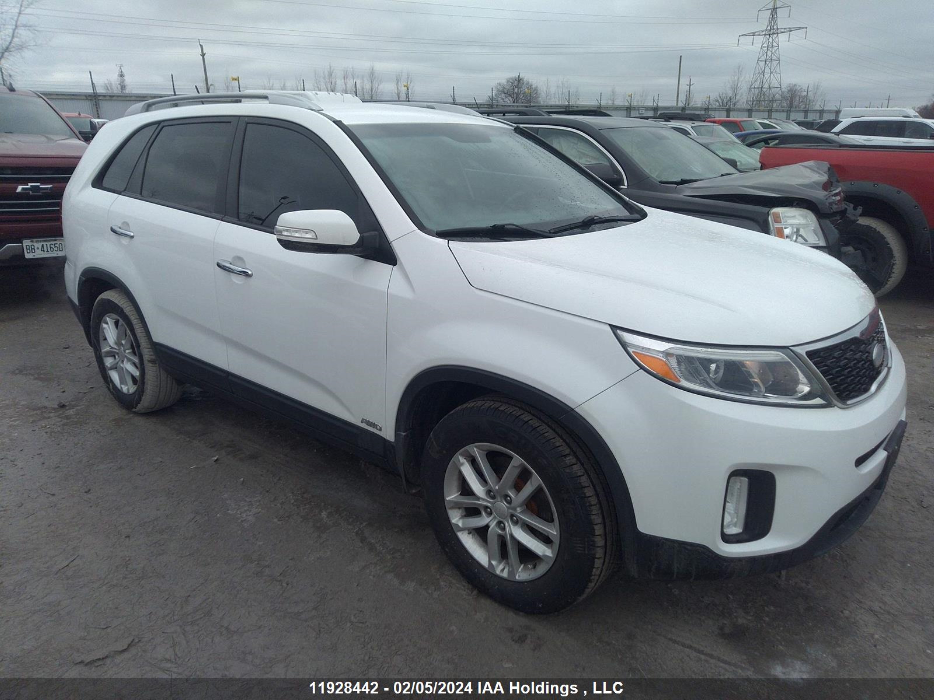 KIA SORENTO 2014 5xyktda70eg518890