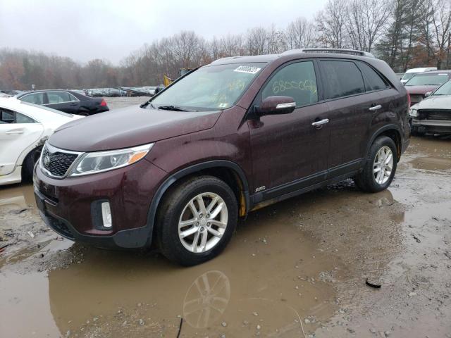 KIA SORENTO LX 2015 5xyktda70fg600829