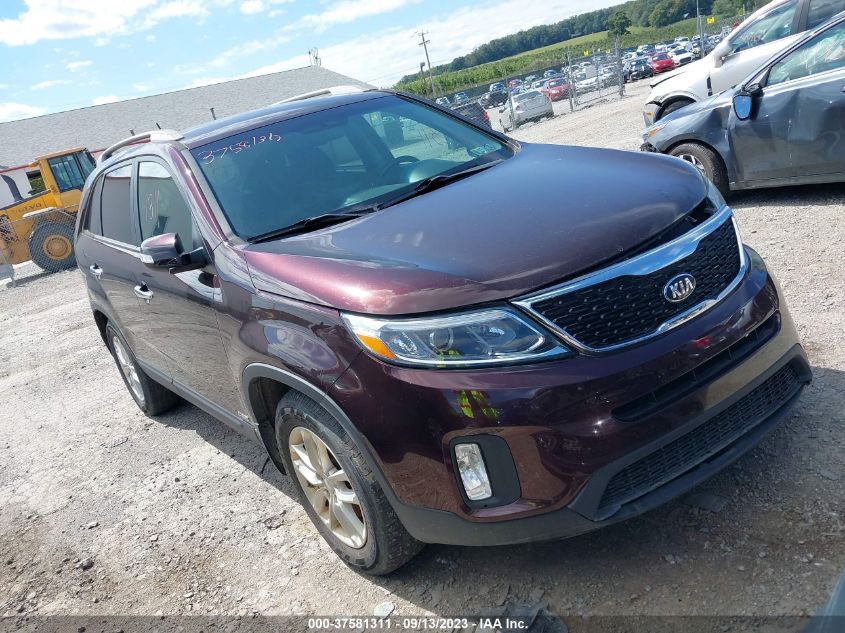 KIA SORENTO 2015 5xyktda70fg600832