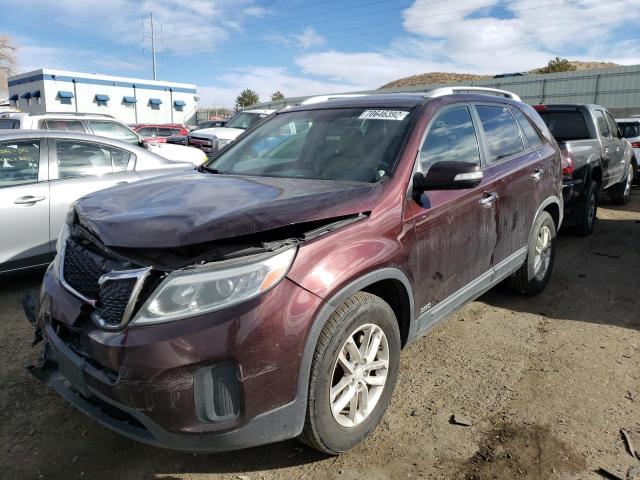 KIA SORENTO LX 2015 5xyktda70fg606484