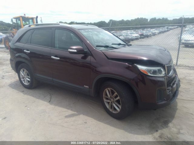 KIA SORENTO 2015 5xyktda71fg650395