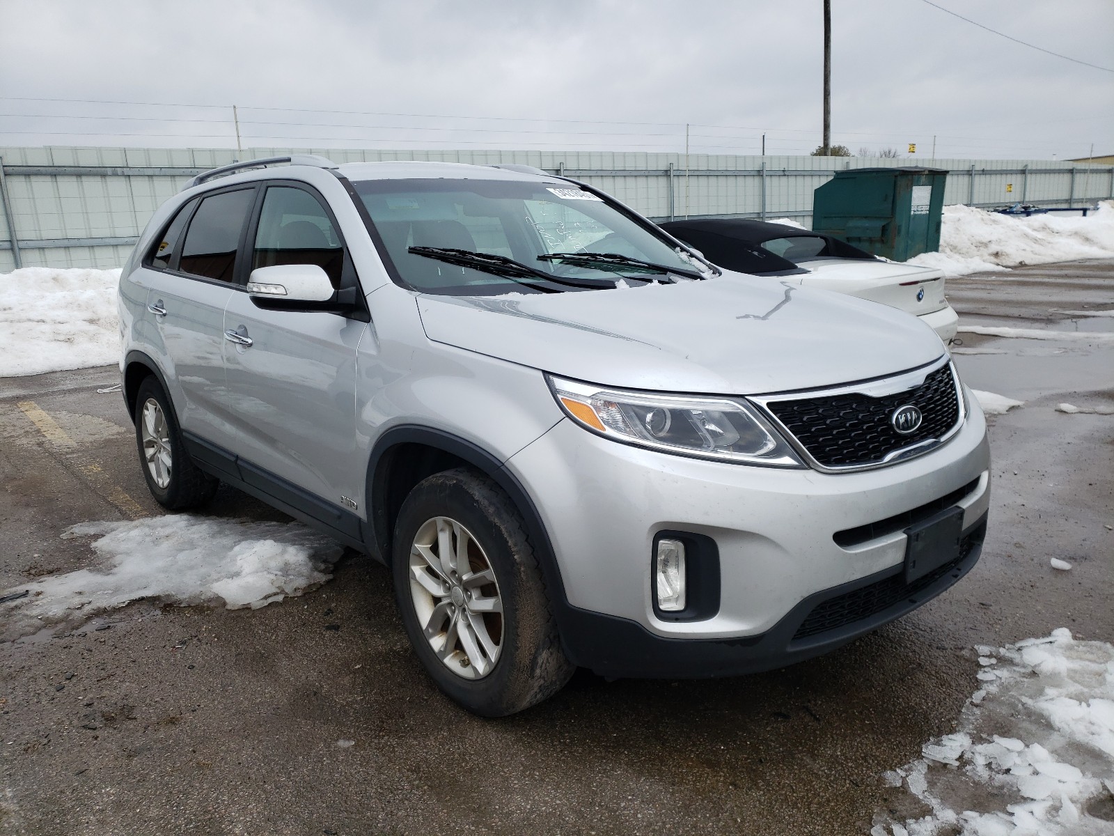 KIA SORENTO LX 2014 5xyktda72eg489876