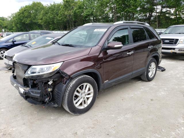 KIA SORENTO LX 2014 5xyktda73eg503042