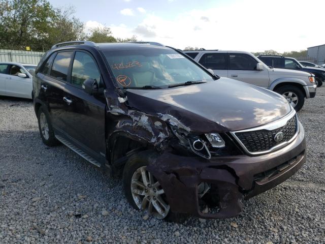 KIA SORENTO LX 2014 5xyktda75eg426223