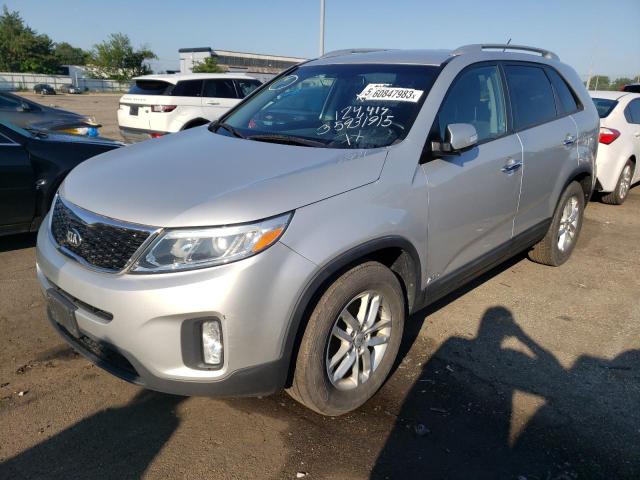 KIA SORENTO LX 2014 5xyktda75eg497308