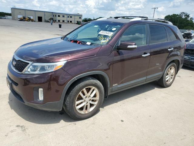 KIA SORENTO LX 2014 5xyktda75eg497678