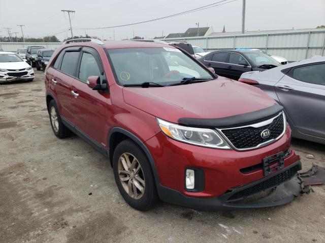 KIA SORENTO LX 2014 5xyktda75eg505021