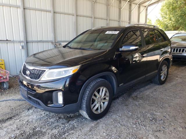 KIA SORENTO LX 2014 5xyktda75eg537290