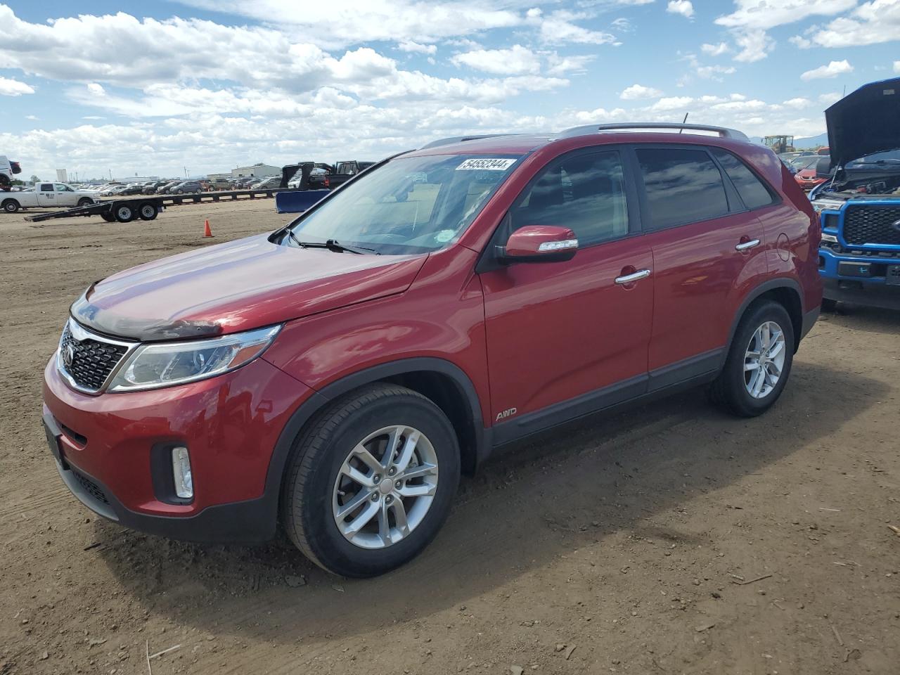 KIA SORENTO 2014 5xyktda75eg542537