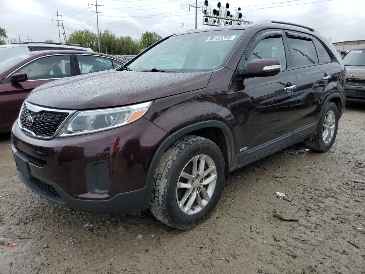 KIA SORENTO 2015 5xyktda75fg645605