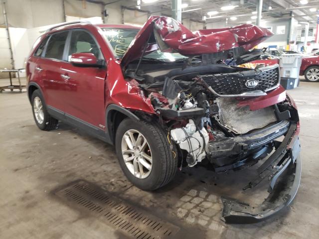 KIA SORENTO LX 2014 5xyktda76eg504413