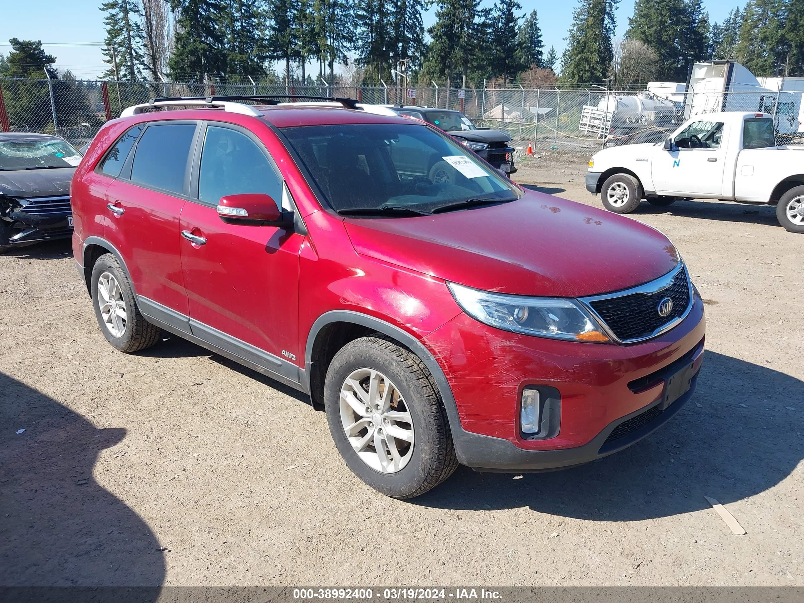 KIA SORENTO 2014 5xyktda77eg509684