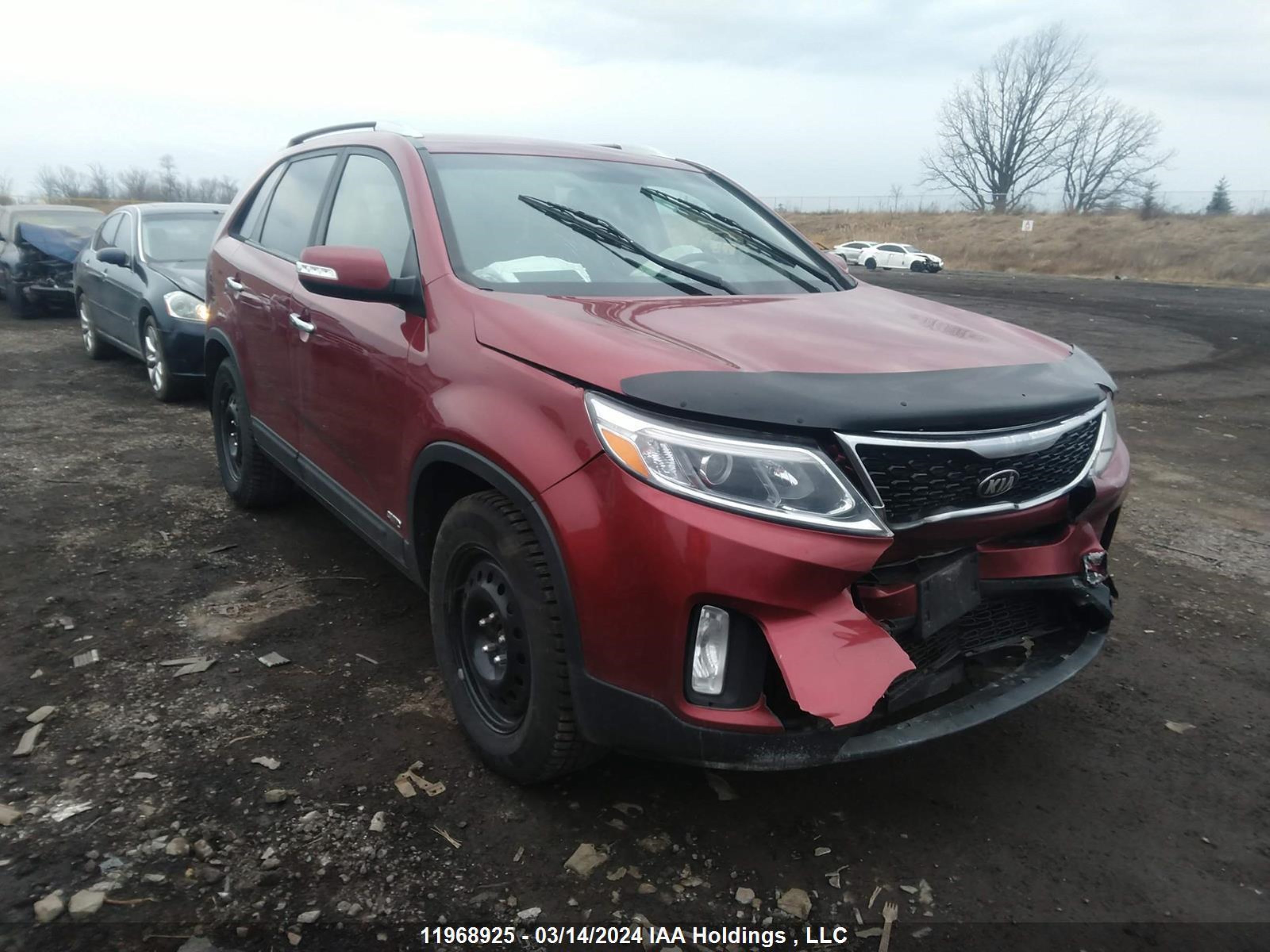 KIA SORENTO 2014 5xyktda78eg508186