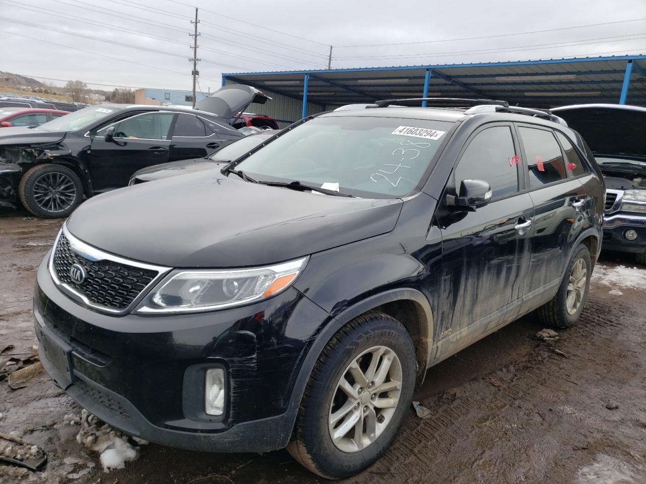 KIA SORENTO 2014 5xyktda78eg514473