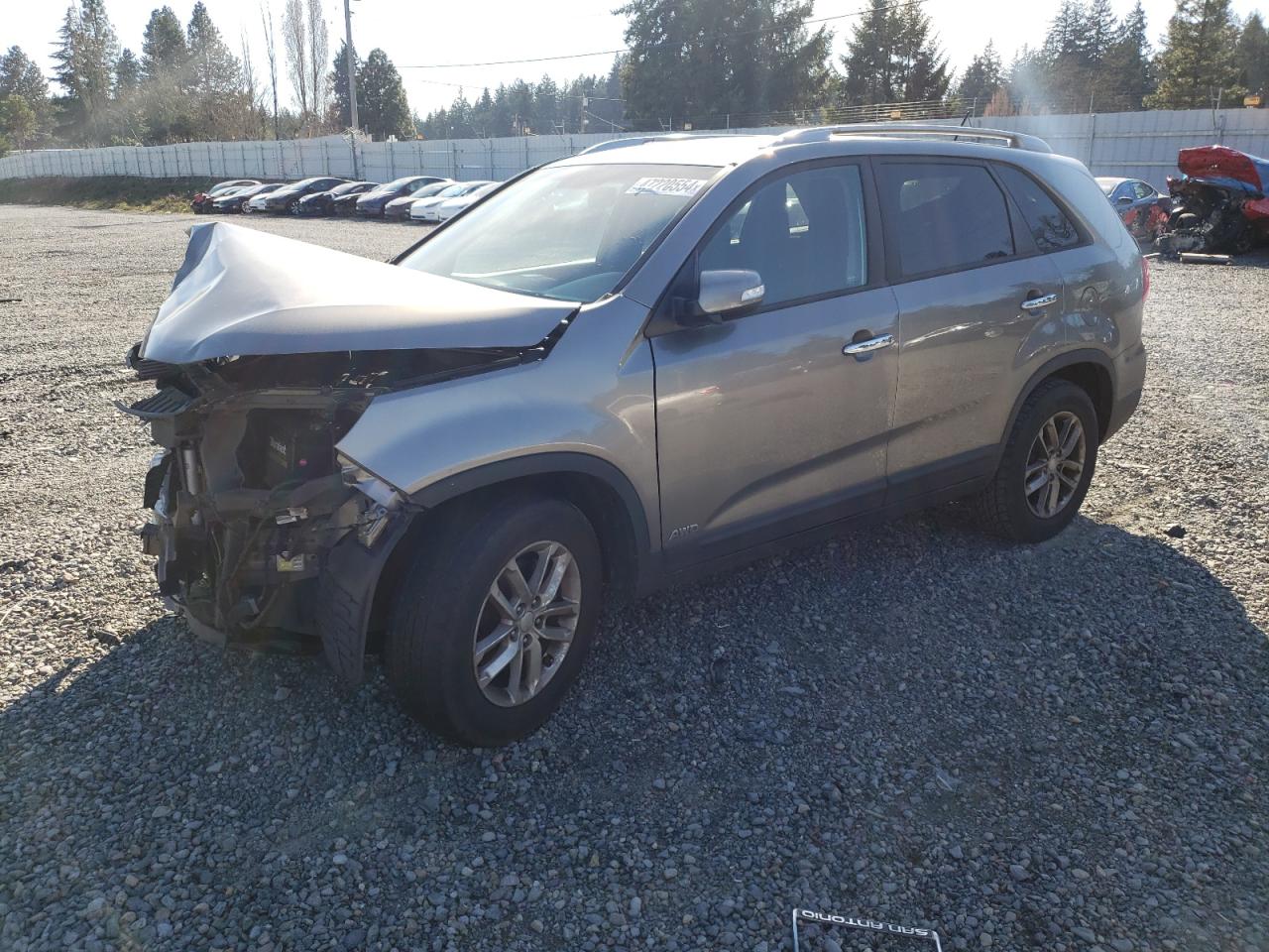 KIA SORENTO 2014 5xyktda79eg462349