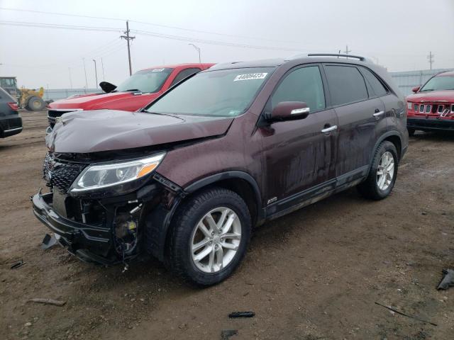 KIA SORENTO LX 2014 5xyktda79eg497702