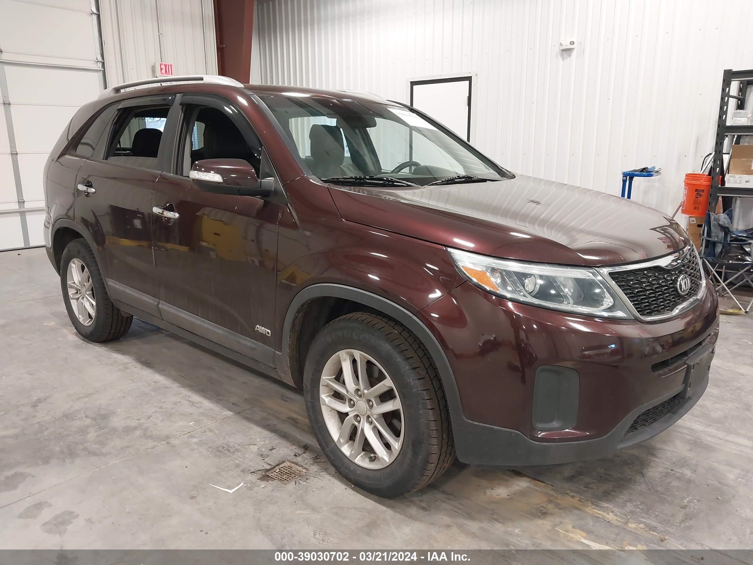 KIA SORENTO 2014 5xyktda7xeg426606