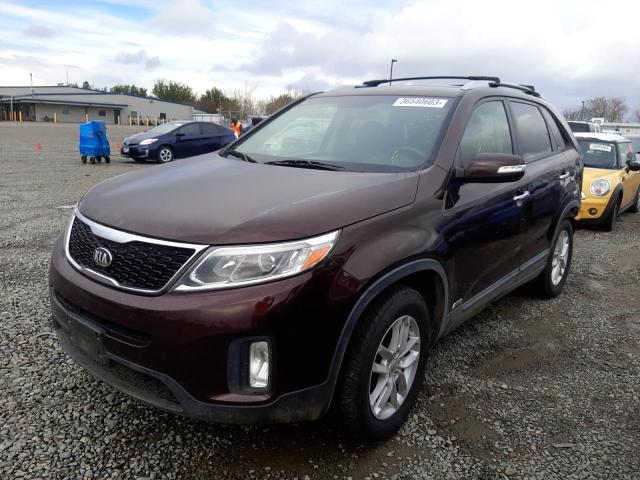 KIA SORENTO LX 2014 5xyktda7xeg462165