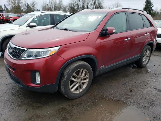 KIA SORENTO LX 2014 5xyktda7xeg541996