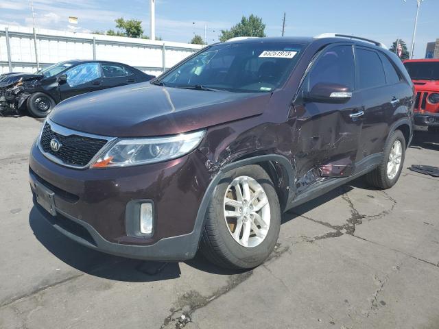 KIA SORENTO LX 2015 5xyktda7xfg621316