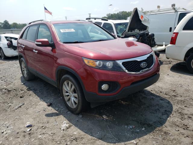 KIA SORENTO EX 2011 5xyku4a15bg012332