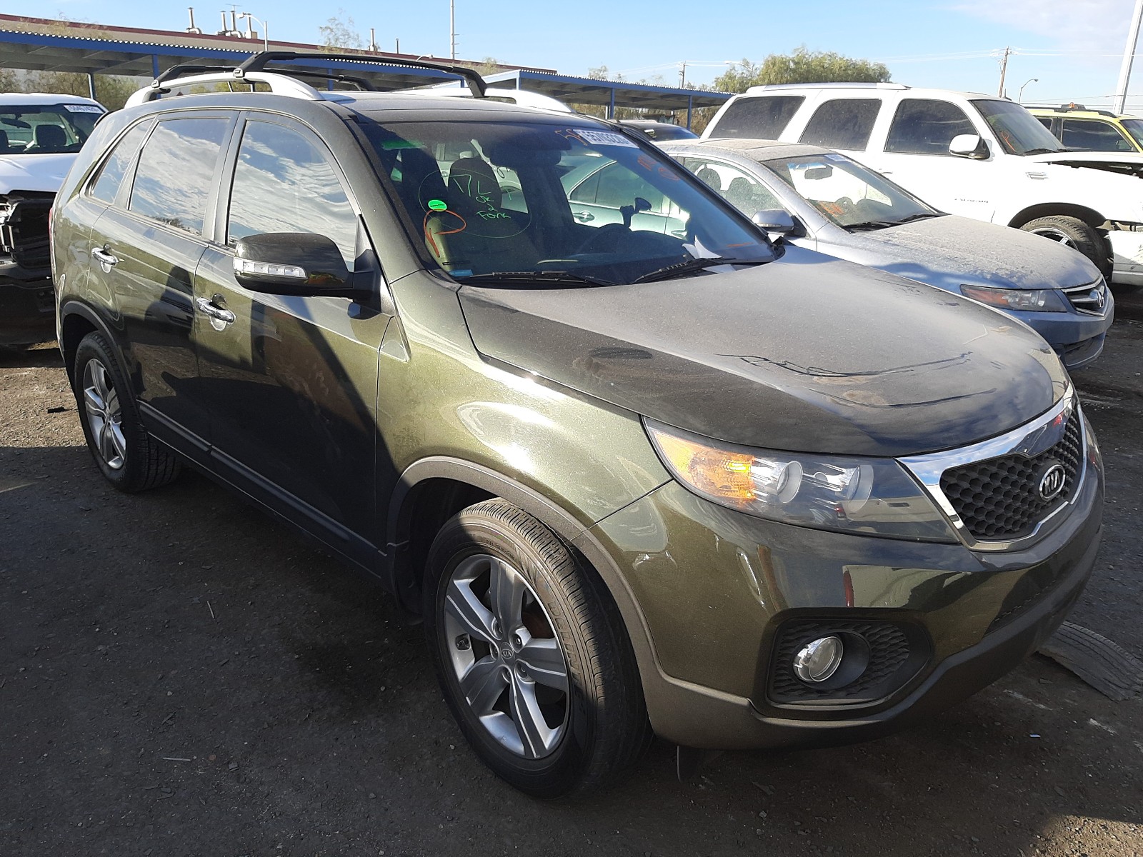 KIA SORENTO EX 2013 5xyku4a29dg327677