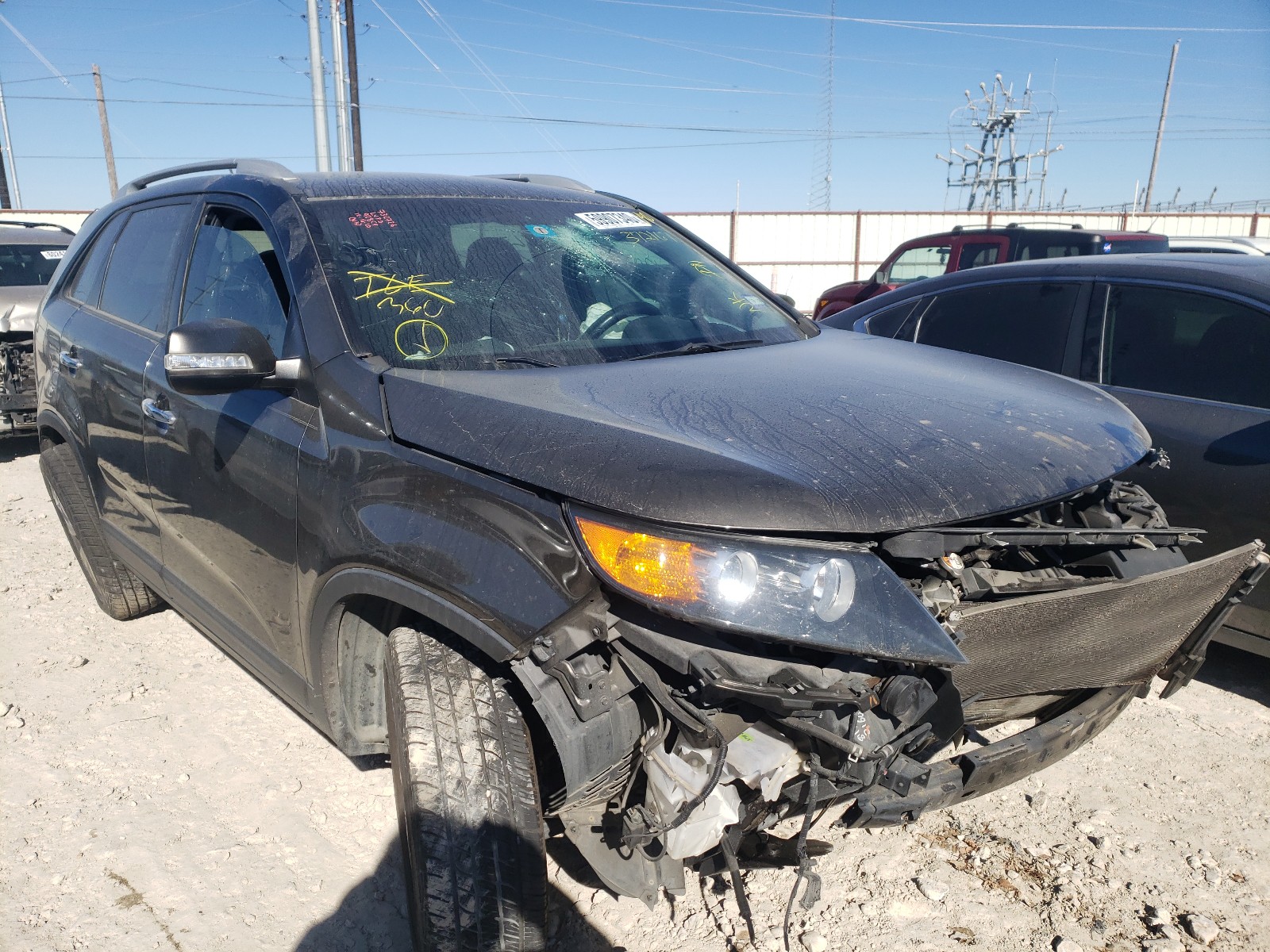 KIA SORENTO EX 2013 5xyku4a69dg372167